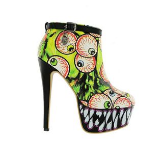 Iron Fist Green timmy chew platform bootie casual boots