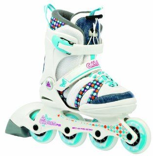 K2 Mdchen Skate Charm Pro, wei, 35 40 cm, 3020003.1.1.L Sport & Freizeit