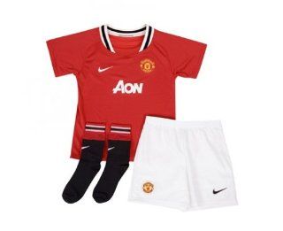Original Manchester United Home Trikot Hose/Shorts Socken Set NIKE Gr.110 116 Sport & Freizeit