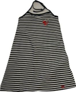 GIRANDOLA  Shirt Kleid Strandkleid marine weiss  116 Bekleidung