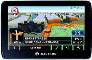 Navigon 7310 Navigationssystem (10,9 cm (4,3 Zoll) Display, Europa 40, TMC, Panorama View 3D, Sprachsteuerung) Navigation & Car HiFi