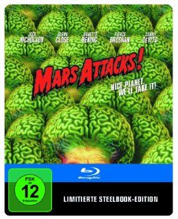Mars Attacks Steelbook exklusiv bei  Blu ray Limited Edition DVD & Blu ray