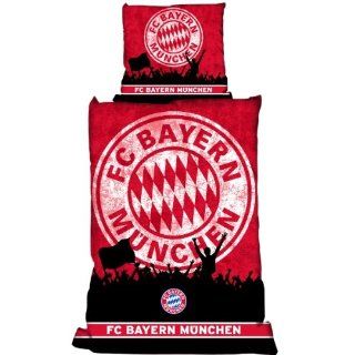 FC Bayern Mnchen Bettwsche "Fans" Biber Sport & Freizeit
