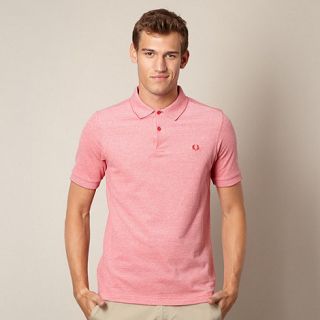 Fred Perry Red oxford polo shirt  