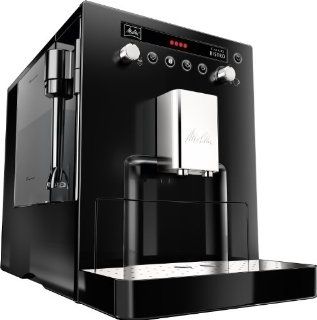 MELITTA E 960 106 Kaffeevollautomat Caffeo Bistro schwarz Perfect Cappuccino (2x135g Bean Select, 15 bar) Küche & Haushalt