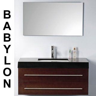 Badmbel Babylon walnuss Waschtisch Badmoebel Badezimmermbel Küche & Haushalt