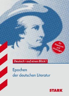 Training Deutsch Gymnasium / Epochen der deutschen Literatur Deutsch   auf einen Blick fr Klausuren und Prfungen Markus Hille Bücher