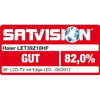 Haier LET39Z18HF 99 cm (39 Zoll) LED Backlight Fernseher, EEK A (Full HD, 100Hz F2R, DVB T/C, CI+) brilliantschwarz Heimkino, TV & Video