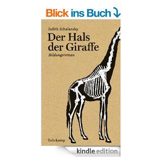 Der Hals der Giraffe Bildungsroman (suhrkamp taschenbuch) eBook Judith Schalansky Kindle Shop