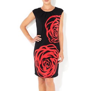 Wallis Red rose printed dress