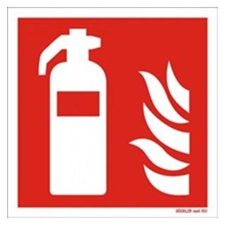 Feuerlscher Symbol Schild BG ISO 7010 F001 Baumarkt