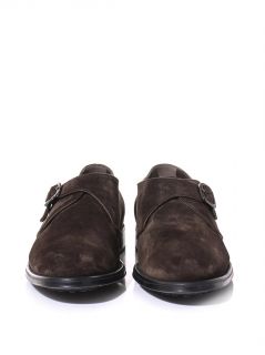 Classic suede monk strap shoes  Tod's