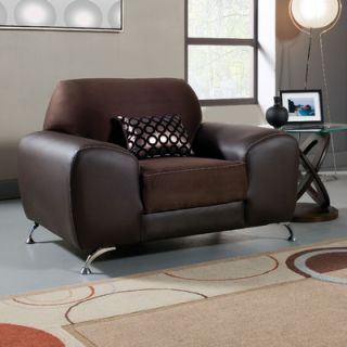 Hokku Designs Sona Chair IDF 6062 GPE C / IDF 6061 CHO C Color Chocolate / E