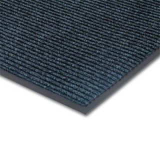 NoTrax Bristol Ridge Scraper Floor Mat, 3 x 10 ft, 1 in Vinyl Border, Slate Blue