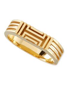 Tory Burch Gold Plated Fitbit Case Bracelet