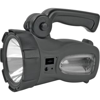 Sunforce  Rechargeable Spotlight with Integrated LED Tube  — 2 Million Candlepower, Model# 77725  Spotlights