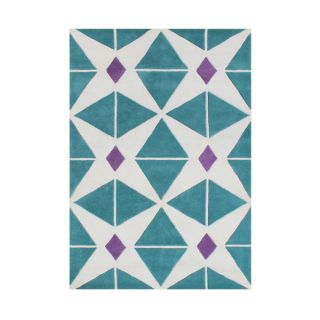 Alliyah Handmade Sea Blue Wool Rug (8 x 10)  ™ Shopping