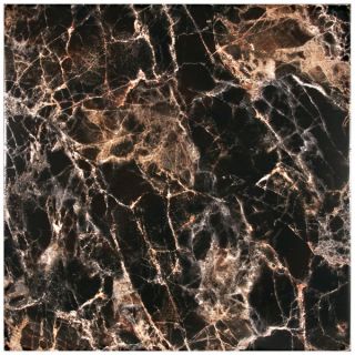 SomerTile 17.75x17.75 inch Eclypsis Negro Ceramic Floor and Wall Tiles