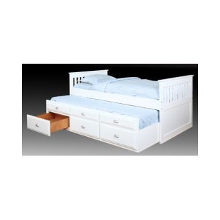 Bernards Captains Bed in White