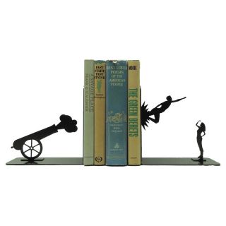 Knob Creek Shot Out of Cannon Bookends   Bookends