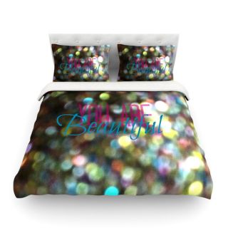 You Are Beautiful II by Robin Dickinson Art Object Duvet Cover