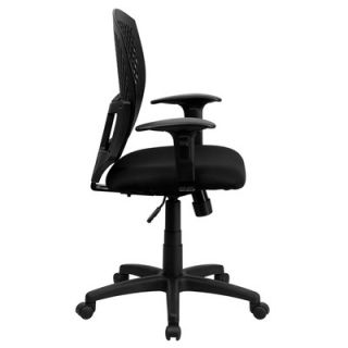 Flash Furniture Mid Back Designer Back Task Chair with Padded Seat