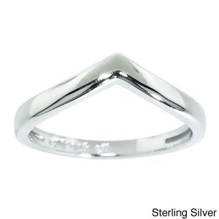 Eternally Haute Sterling Silver Chevron Midi Knuckle Rings  