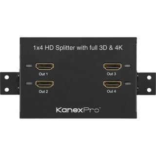 KanexPro ProBar 1x4 HDMI Splitter with 4K Support