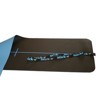 Stick e Yoga Mat with Adjustable Yoga Lasso Strap