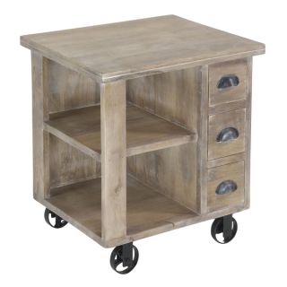 Somette Mango Accent Trolley Table   Shopping   Great Deals