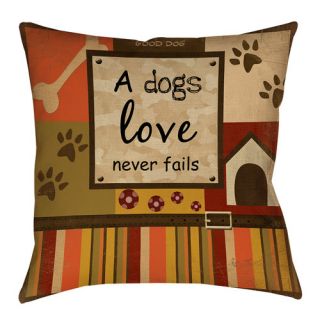 Love Never Fails Indoor/Outdoor Throw Pillow