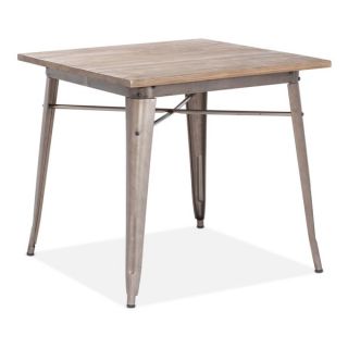 Titus Rustic Wood Dining Table   Shopping
