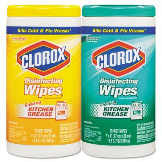 Clorox Disinfecting Wipes Value Pack, 7 x 8, Fresh Scent/Citrus Blend
