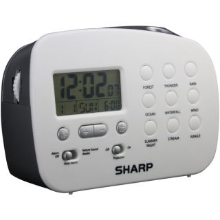 Sharp SPC570 Projection Alarm Clock with Nature Sounds   17296390