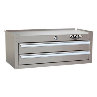 Viper Tool 2 Drawer Stainless Steel Chest