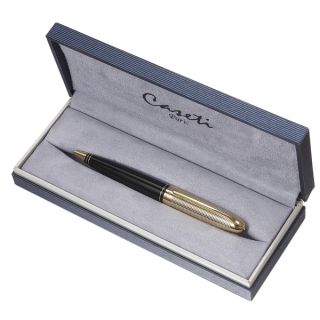 Caseti Saints Gold Grid Black Resin Ball Pen   Shopping