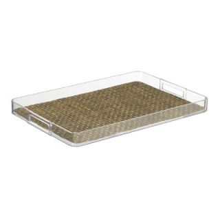 Dekorasyon Capiz Rectangle Mosaic Tray with Handles