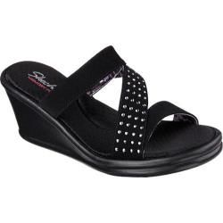 Womens Skechers Rumblers Rock Stud Sandal Black   Shopping