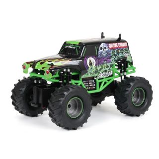 New Bright 115 Remote Control Full Function Monster Jam Grave Digger