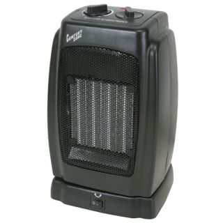 Comfort Zone 5,120 BTU Portable Electric Compact Heater with