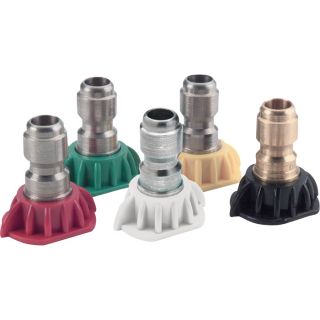 NorthStar 5-Pack Pressure Washer Quick Couple Nozzle Set — 4.0 Size, Model# N105084P  Pressure Washer Nozzles