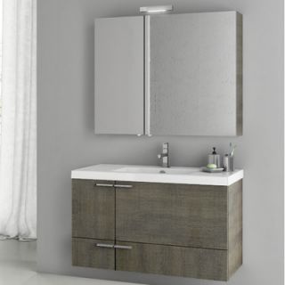 ACF Bathroom Vanities New Space 39.2 Single Bathroom Vanity Set with