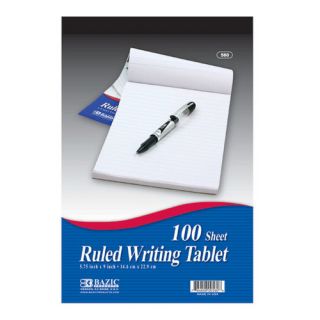 Ruled Writing Tablet