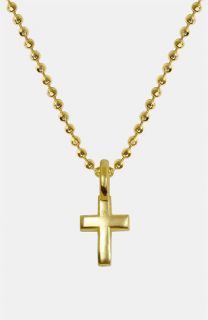 Alex Woo Mini Cross 14k Gold Pendant Necklace