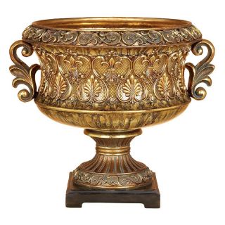 Aspire Home Accents Elegant Golden Decorative Bowl   Bowls & Trays
