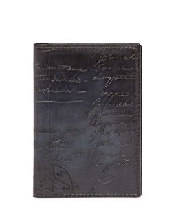 Berluti Scritto Bi Fold Card Case, Black