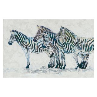 Moes Home Collection Iridescent Zebras Wall Art   Wall Art