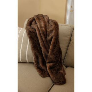 BedfordCottage Crockett Faux Fur Throw Blanket