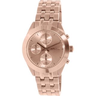 Marc Jacobs Womens MBM3394 Peeker Chronograph Rose Tone Stainless