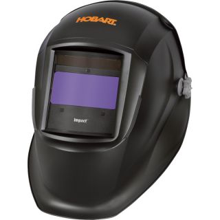 Hobart Impact Series Auto-Darkening Welding Helmet with Grind Mode — Black, Model# 770756  Welding Helmets